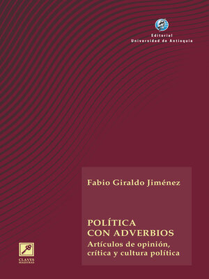 cover image of Política con adverbios